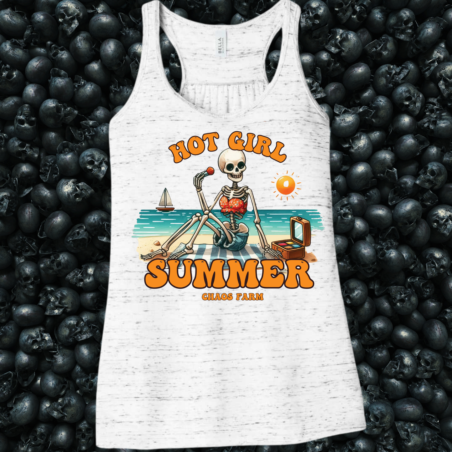 Hot Girl Summer Skeleton Tank Top