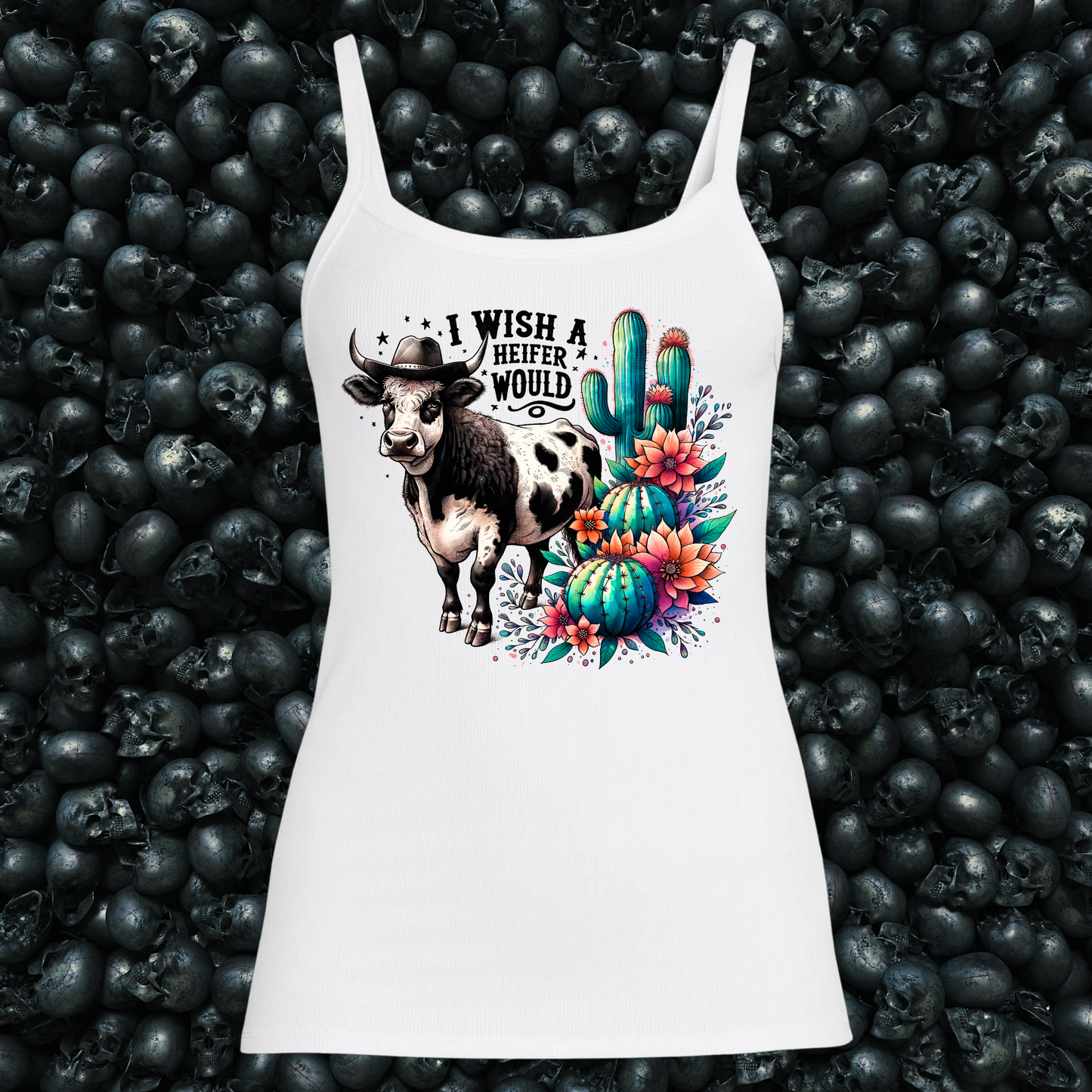 I wish a heifer would Western Tank Top