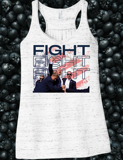 Trump 'Fight Fight Fight' Design 1 Tank Top