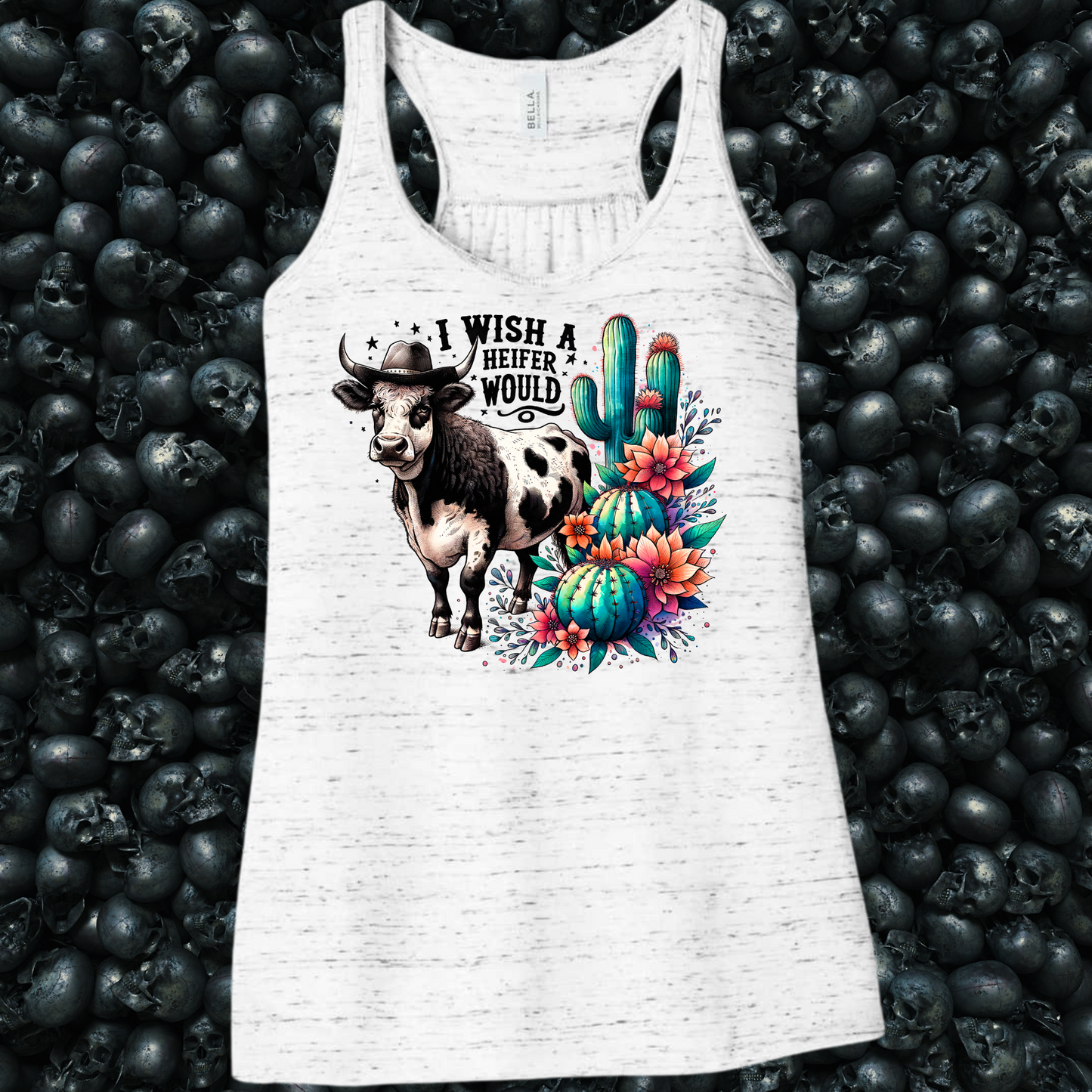 I wish a heifer would Western Tank Top