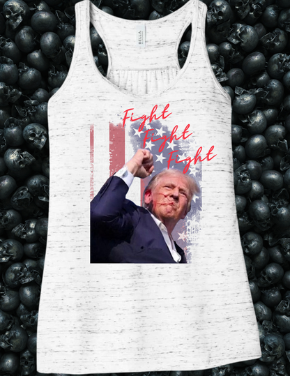 Trump 'Fight Fight Fight' Design 2 Tank Top