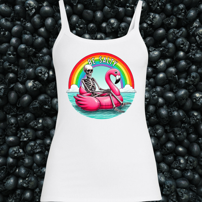 Be Salty Summer Skeleton Floatie Tank Top