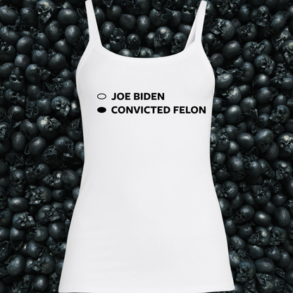 Ballot Style Convicted Felon Trump 2024 Tank Top