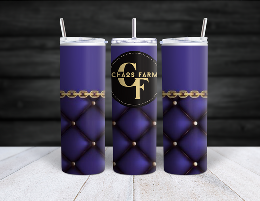 Tumbler- Blue N Gold Regal