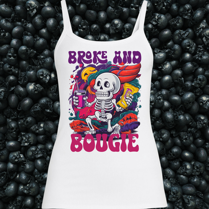 Broke & Bougie Colorful Skeleton Tank Top