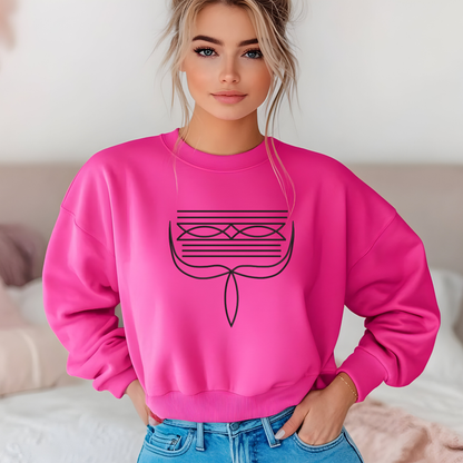 Boot Stitch Pattern Sweatshirt