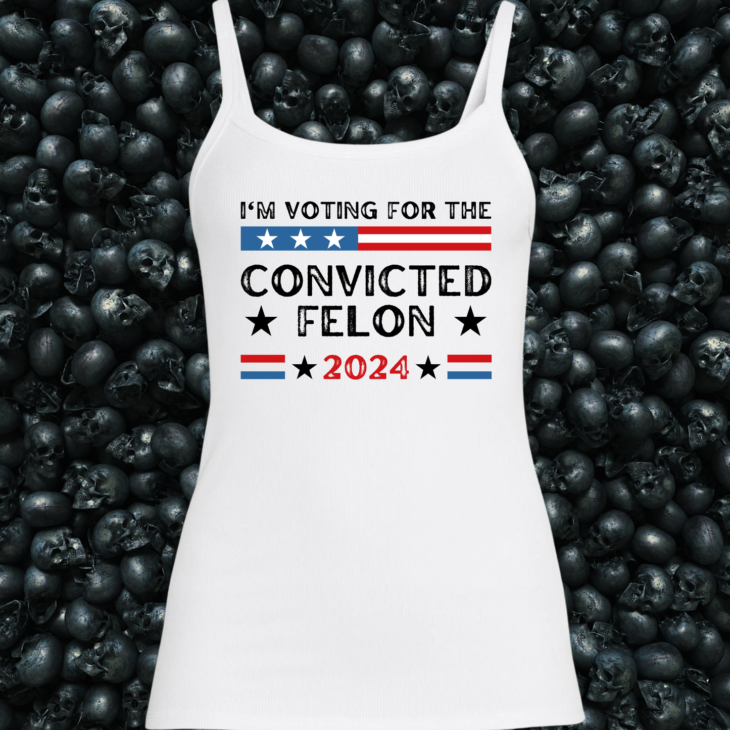 I'm Voting for the Convicted Felon 2024 Stars & Tank Top