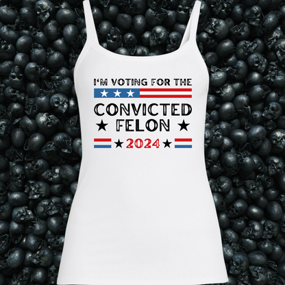 I'm Voting for the Convicted Felon 2024 Stars & Tank Top