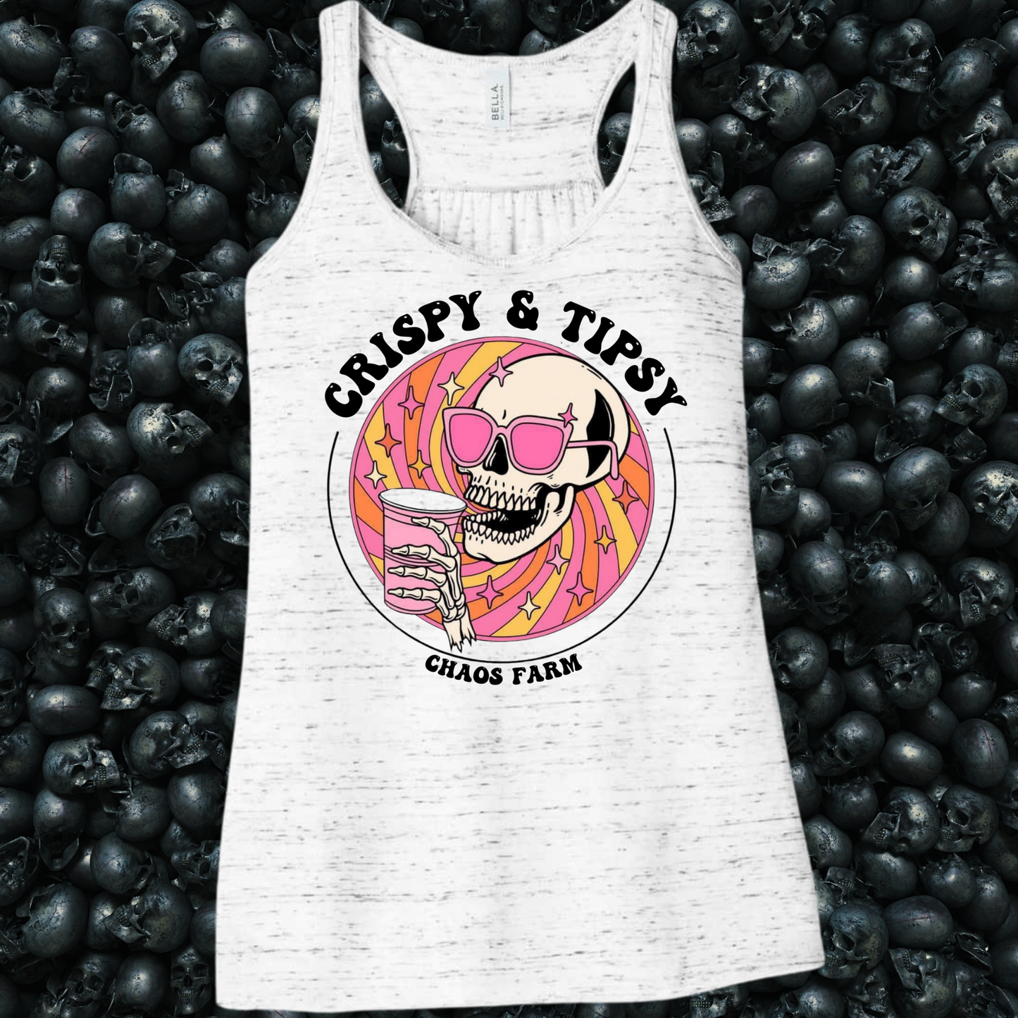 Crispy & Tipsy Skeleton Tank Top