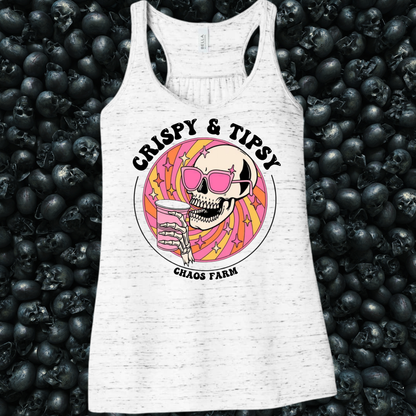 Crispy & Tipsy Skeleton Tank Top