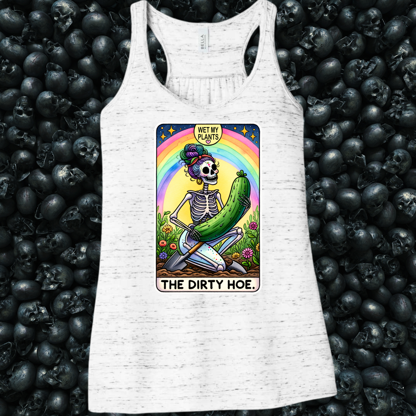 Gardening Tarot Card The Dirty Hoe Tank Top