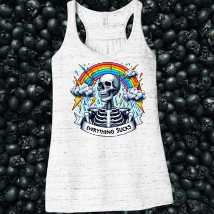 Everything Sucks Skeleton Tank Top