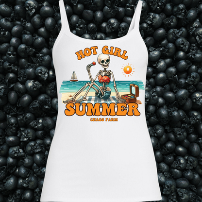 Hot Girl Summer Skeleton Tank Top