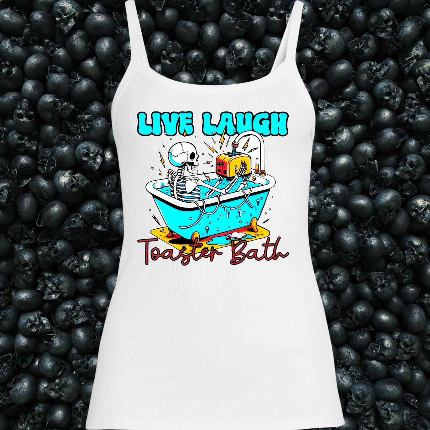 Live Laugh Toaster Bath 1 Tank Top