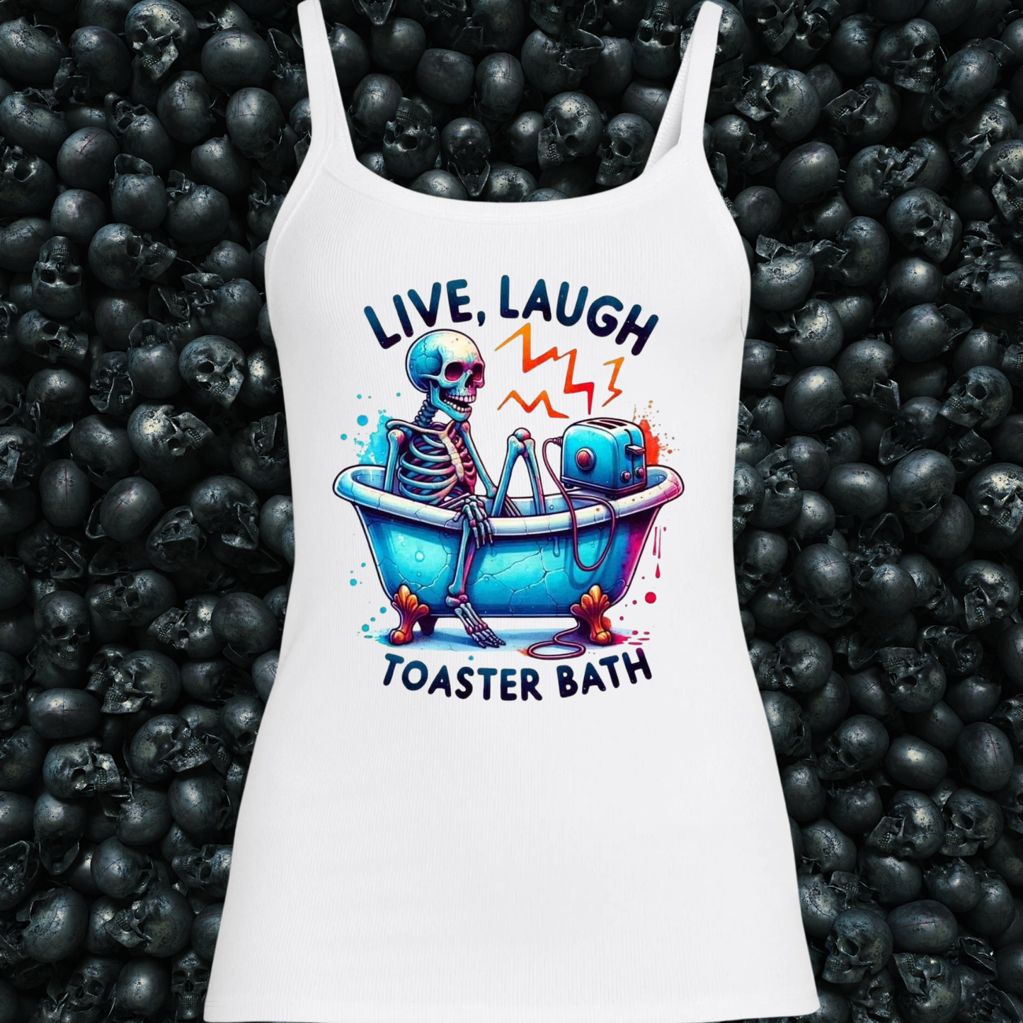 Live Laugh Toaster Bath 2 Tank Top