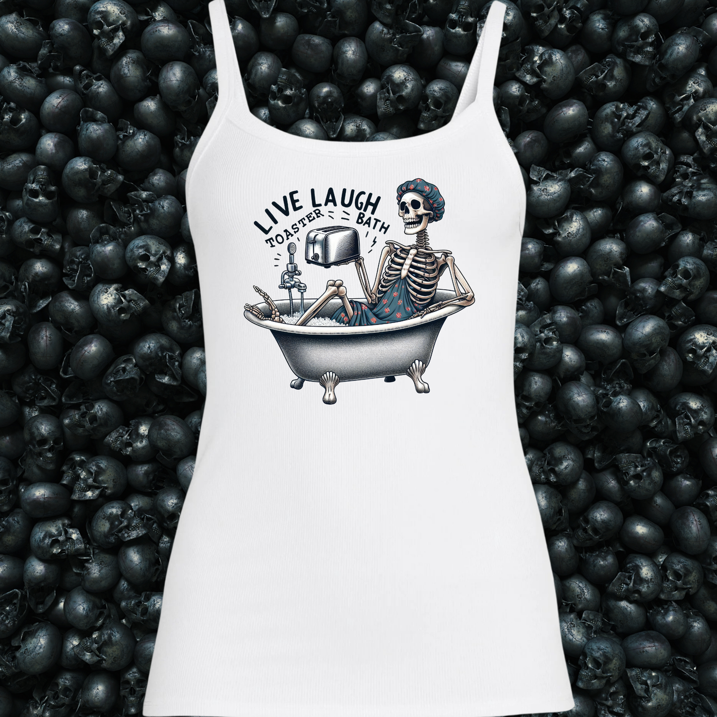 Live Laugh Toaster Bath 1 Tank Top