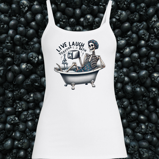 Live Laugh Toaster Bath 1 Tank Top