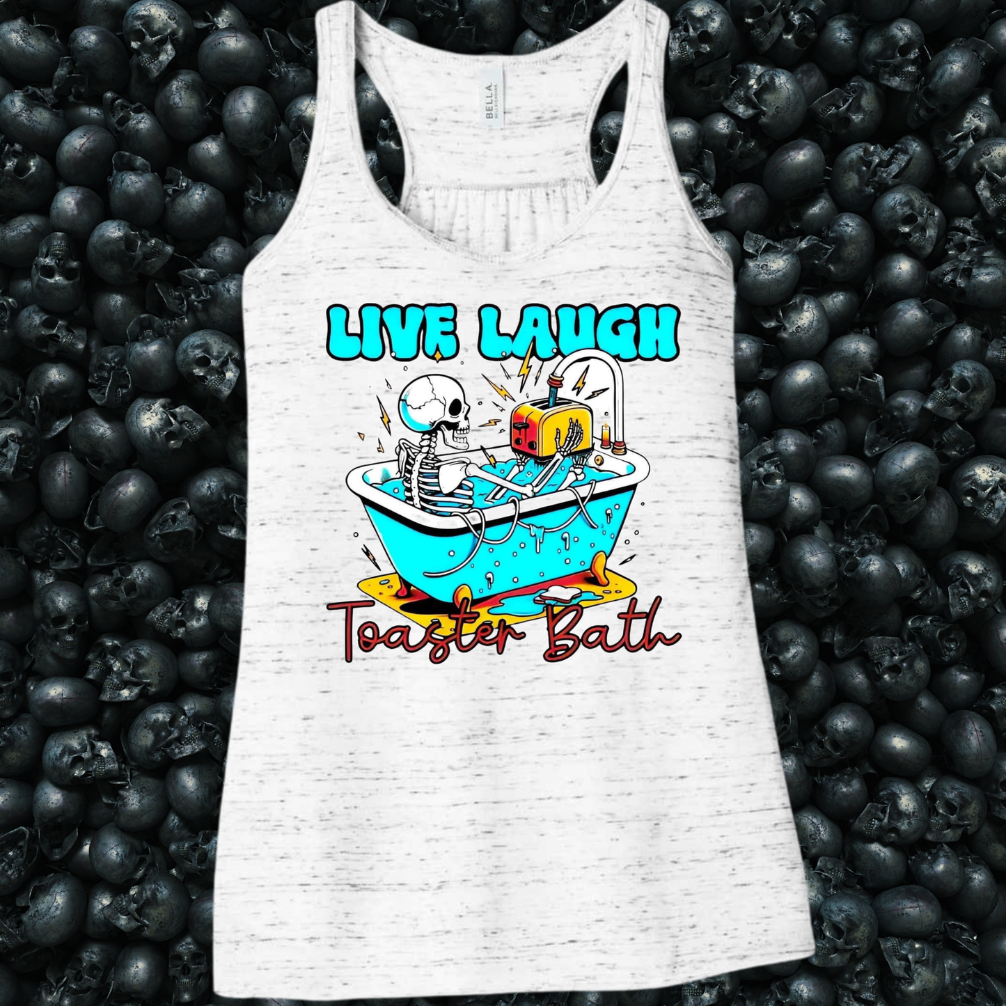 Live Laugh Toaster Bath 1 Tank Top