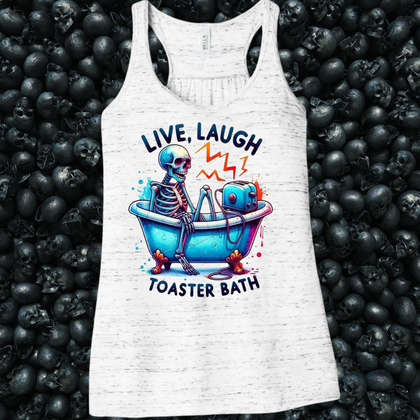 Live Laugh Toaster Bath 2 Tank Top