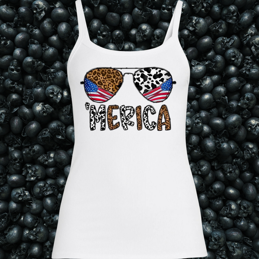 'Merica Sunglasses Tank