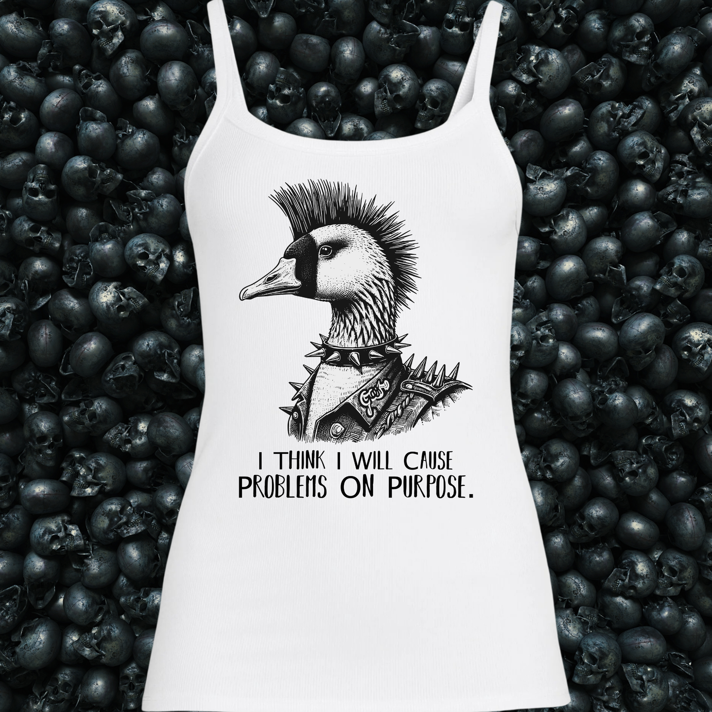 Punk Duck Cause Problems Tank Top