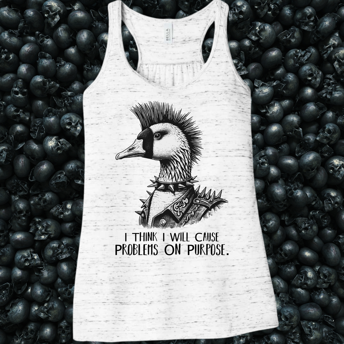 Punk Duck Cause Problems Tank Top