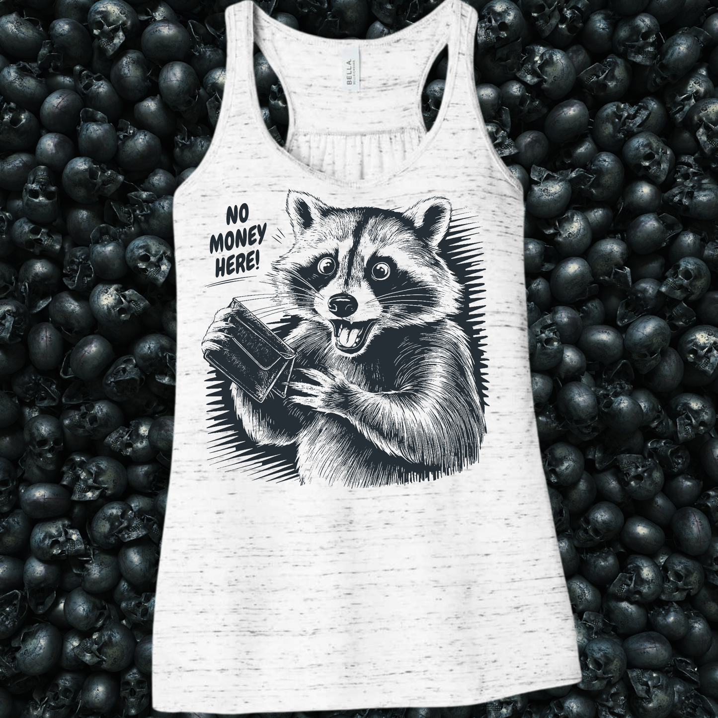 Empty Wallet Racoon Tank Top