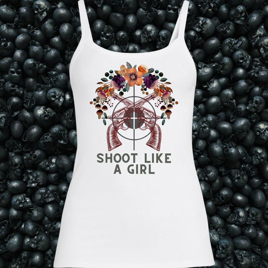 Shoot Like a Girl Tank Top