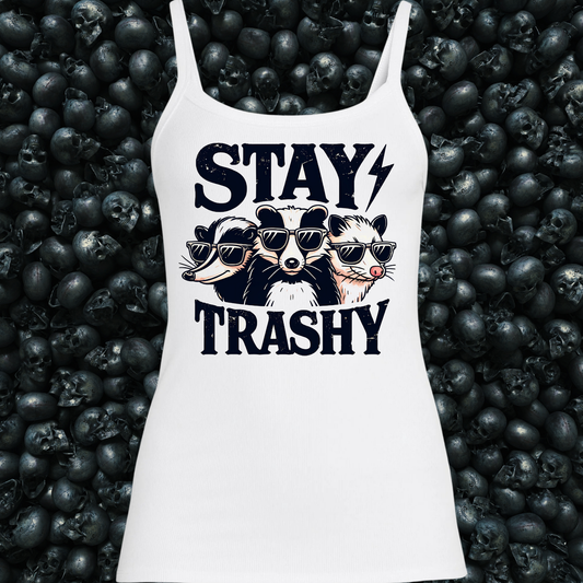 Stay Trashy Possum Skunk Tank Top