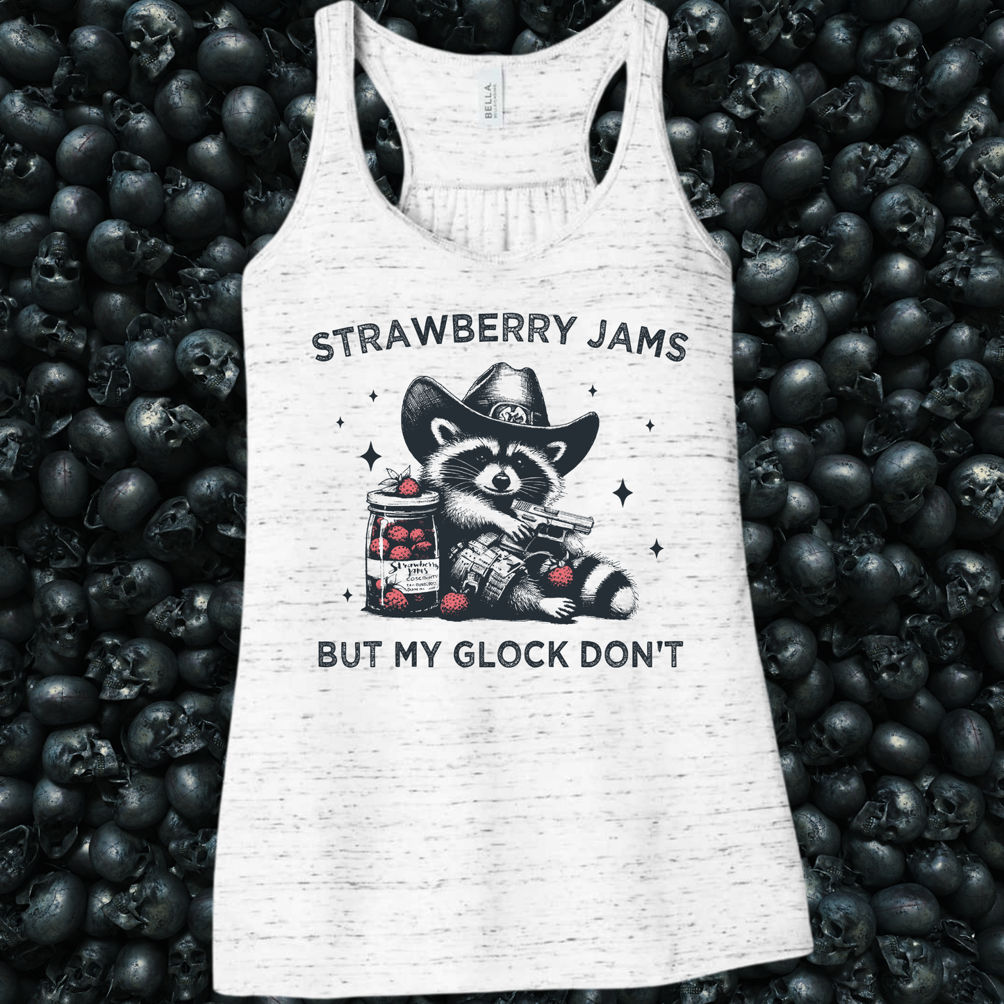 Strawberry Jams but my Glock Don't Tank Top