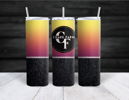 Tumbler- Sunset Fancy- CF Logo