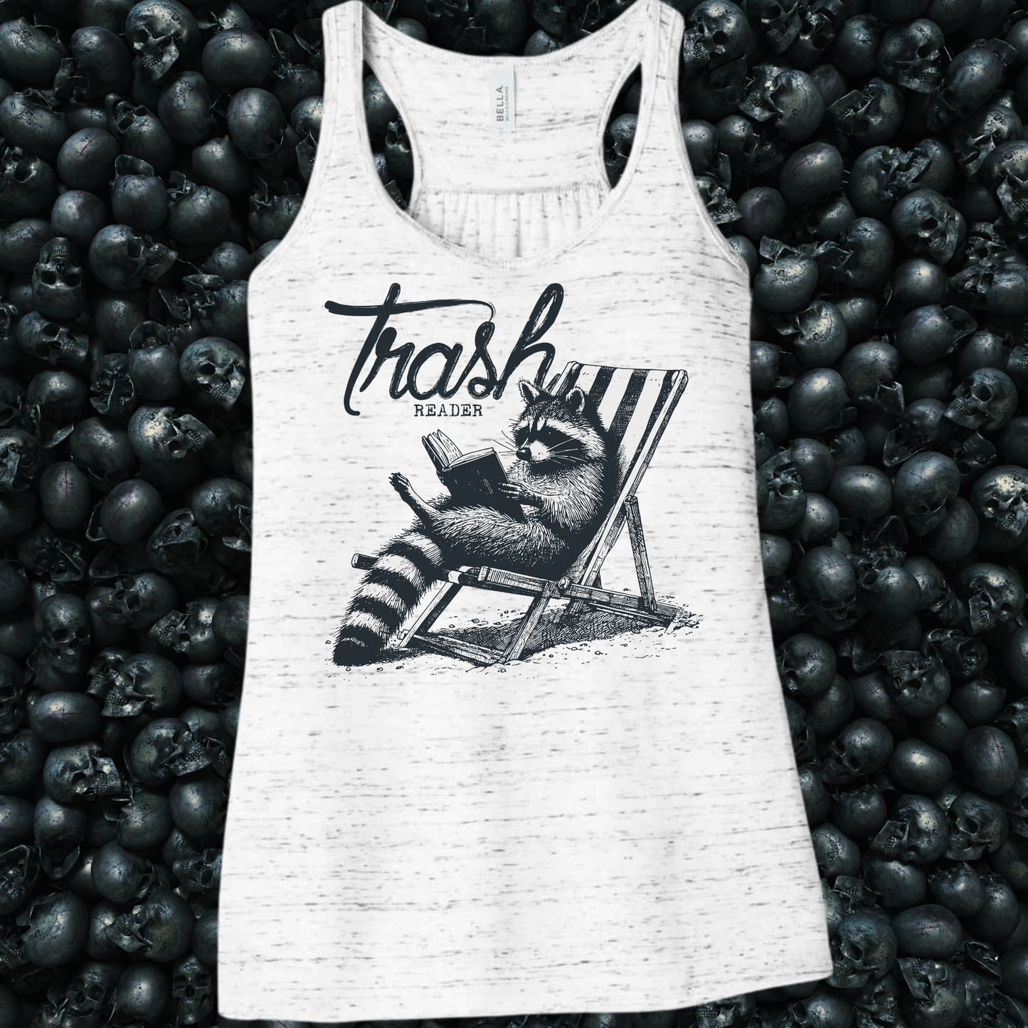 Trash Reader Racoon Tank Top