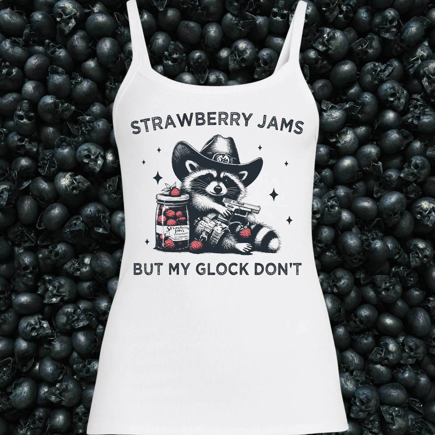 Strawberry Jams but my Glock Don't Tank Top