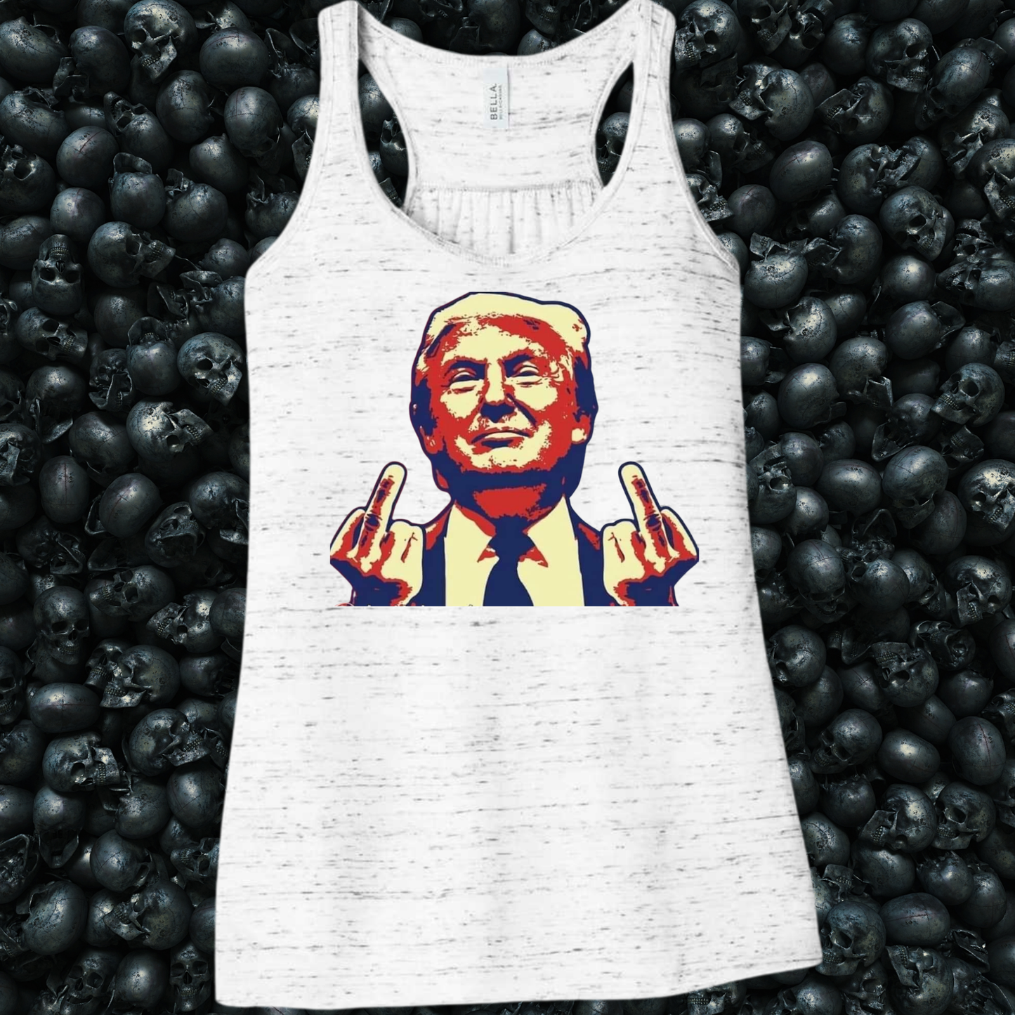 Trump Double Middle Finger Tank Top