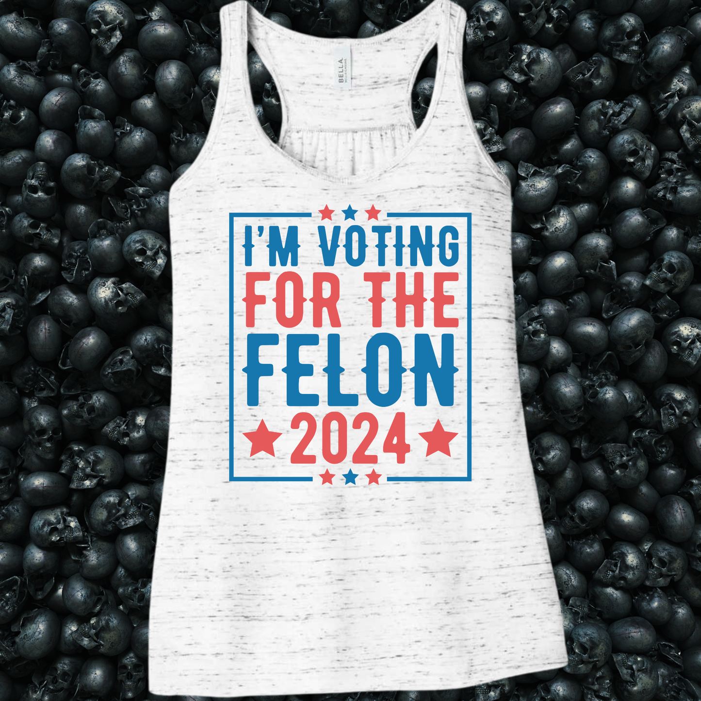 I'm Voting for the Felon 2024 Tank Top