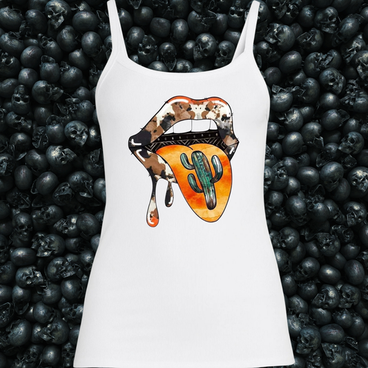 Western Lips Tank Top