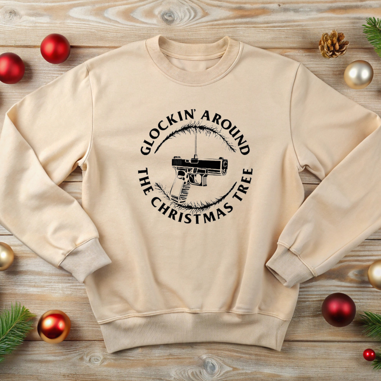 Glockin' Around the Christmas Tree Crewneck