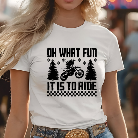 Oh What Fun it is to Ride T-Shirt